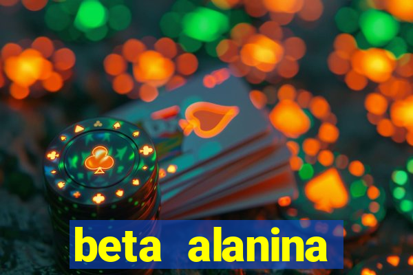 beta alanina aumenta a pressao